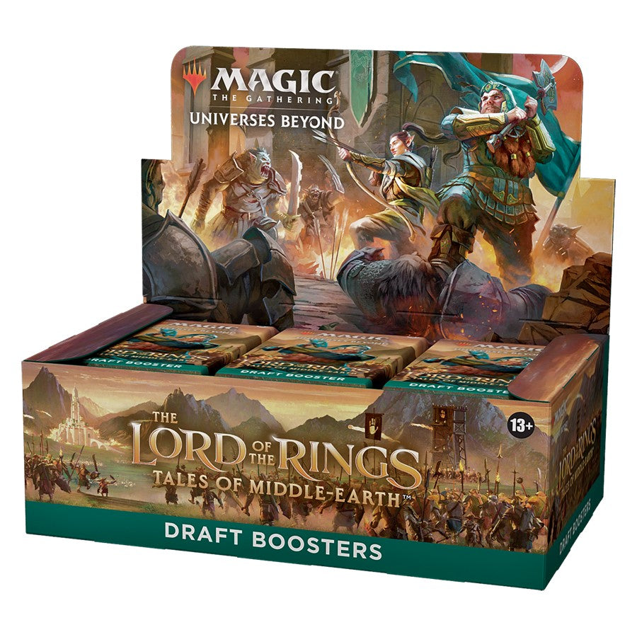 Magic The Lord of the Rings: Tales of Middle-Earth Draft Booster Display