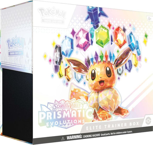 PREORDER - POKÉMON TCG Scarlet & Violet 8.5 Prismatic Evolutions Elite Trainer Box - IN STORE / PICK UP ONLY