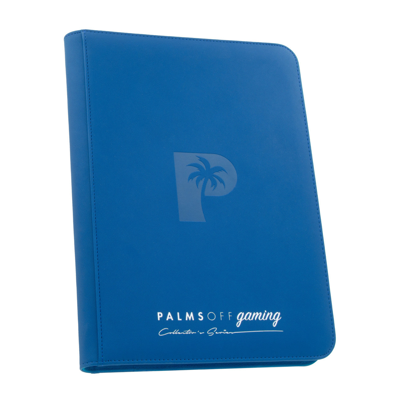Palms Off Gaming - Collector's Series 9 Pocket Zip Trading Card Binder - BLUE